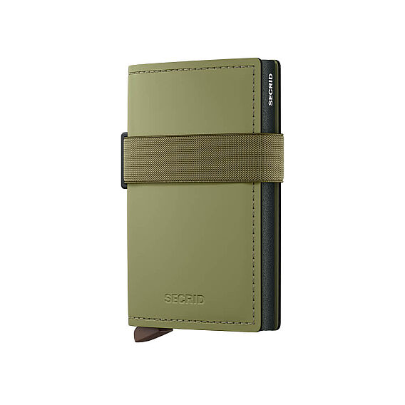 Secrid Bandwallet Matte powder Kartlık Cüzdan, Yeşil - Secrid