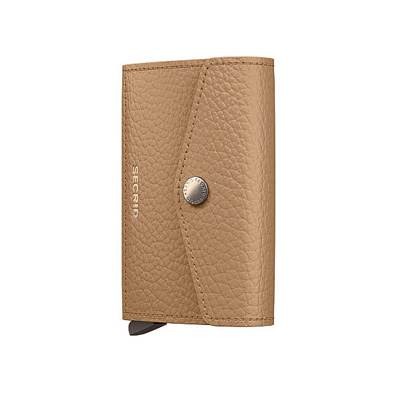 Secrid Envelope Wallet Pebble Kartlık Cüzdan, Açık Kahve - Secrid