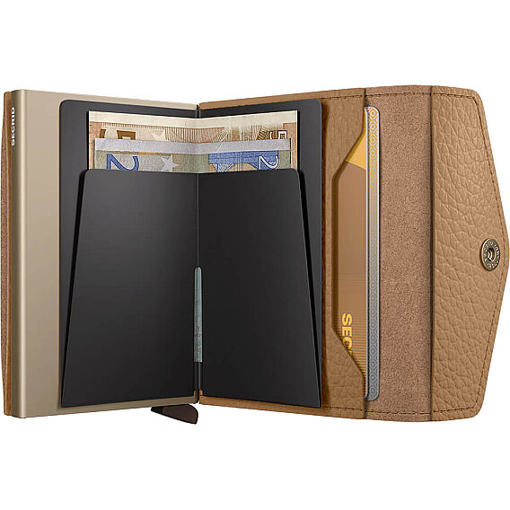 Secrid Envelope Wallet Pebble Kartlık Cüzdan, Açık Kahve - 4