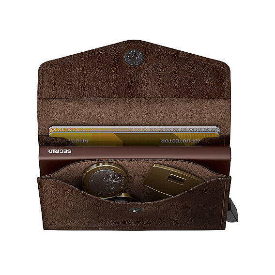 Secrid Envelope Wallet Vintage Kartlık Cüzdan, Ç.Kahve - 3