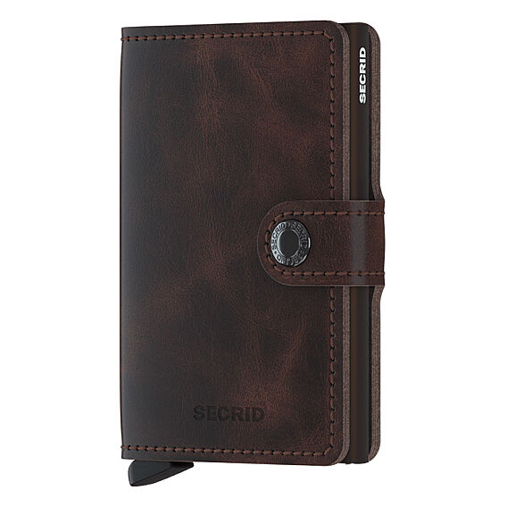 Secrid Miniwallet Vintage Cüzdan, Ç.Kahve - Secrid