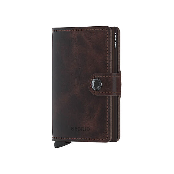 Secrid Miniwallet Vintage Kartlık Cüzdan, Ç.Kahve - Secrid