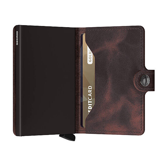 Secrid Miniwallet Vintage Kartlık Cüzdan, Ç.Kahve - 3