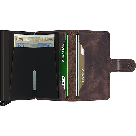 Secrid Miniwallet Vintage Kartlık Cüzdan, Ç.Kahve - 4