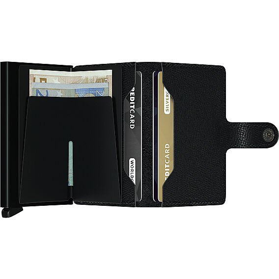 Secrid Miniwallet Crisple Cüzdan, Siyah - 2
