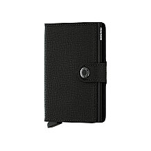 Secrid Miniwallet Crisple Cüzdan, Siyah - 1
