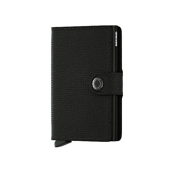 Secrid Miniwallet Crisple Cüzdan, Siyah - Secrid