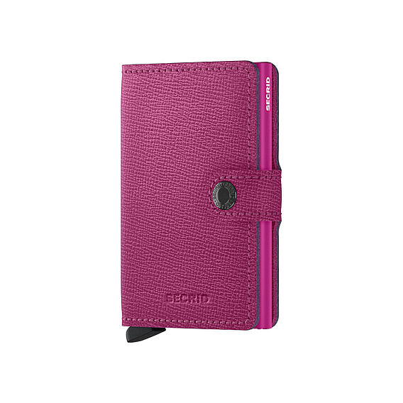 Secrid Miniwallet Crisple Kartlık Cüzdan, Fuşya - Secrid
