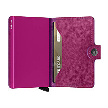 Secrid Miniwallet Crisple Kartlık Cüzdan, Fuşya - 3