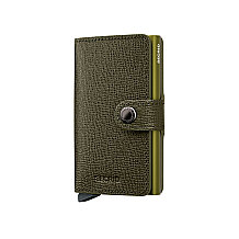 Secrid Miniwallet Crisple Kartlık Cüzdan, Yeşil - 1