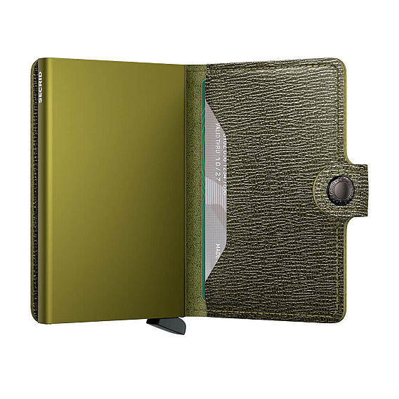 Secrid Miniwallet Crisple Kartlık Cüzdan, Yeşil - 3