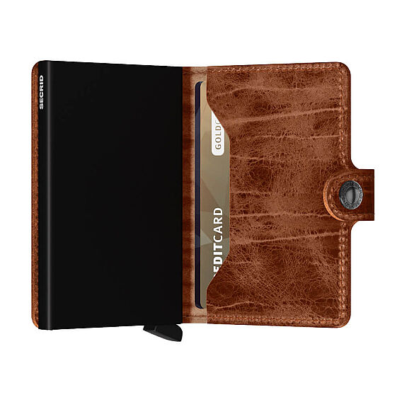 Secrid Miniwallet Dutch Martin Kartlık Cüzdan, Kahve - 3