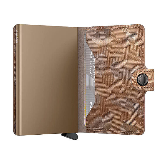 Secrid Miniwallet Jungle Kartlık Cüzdan, Bej - 3