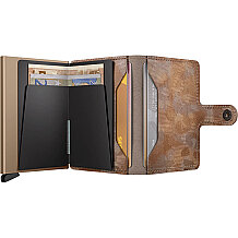 Secrid Miniwallet Jungle Kartlık Cüzdan, Bej - 4