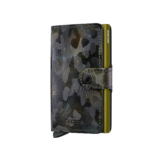 Secrid Miniwallet Jungle Kartlık Cüzdan, Siyah-Yeşil - Secrid