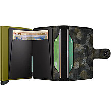 Secrid Miniwallet Jungle Kartlık Cüzdan, Siyah-Yeşil - 4