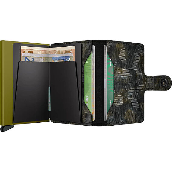 Secrid Miniwallet Jungle Kartlık Cüzdan, Siyah-Yeşil - 4