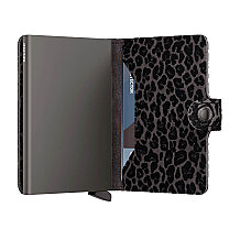 Secrid Miniwallet Leo Kartlık Cüzdan, Gri - 3