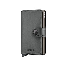 Secrid Miniwallet Matte Kartlık Cüzdan, Çelik - 1