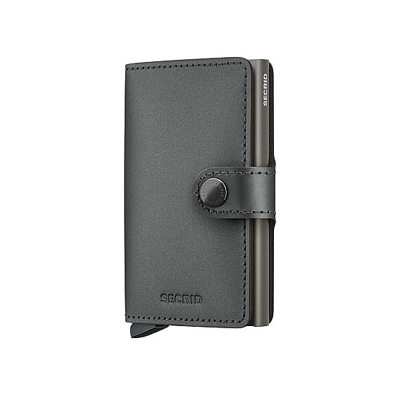 Secrid Miniwallet Matte Kartlık Cüzdan, Çelik 