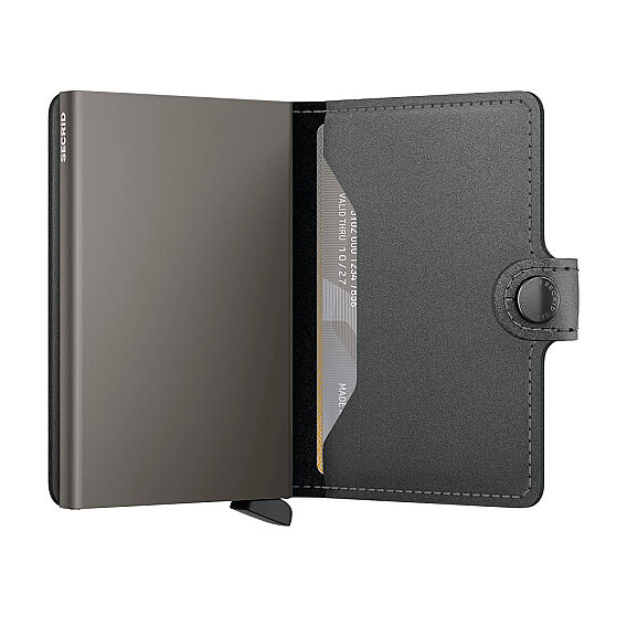 Secrid Miniwallet Matte Kartlık Cüzdan, Çelik - 3