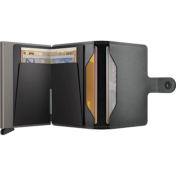 Secrid Miniwallet Matte Kartlık Cüzdan, Çelik - 4