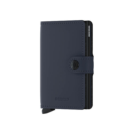 Secrid Miniwallet Matte Kartlık Cüzdan, Gece Mavisi - Secrid