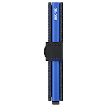 Secrid Miniwallet Matte Cüzdan, Siyah-Mavi - 4
