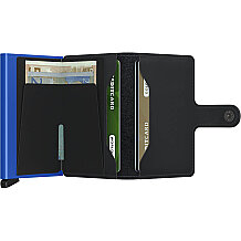 Secrid Miniwallet Matte Kartlık Cüzdan, Siyah-Mavi - 4