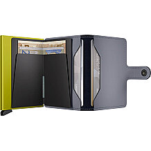 Secrid Miniwallet Matte Kartlık Cüzdan, Gri-Yeşil - 4