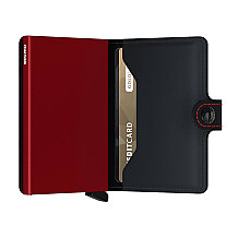 Secrid Miniwallet Matte Kartlık Cüzdan, Siyah-Kırmızı - 3