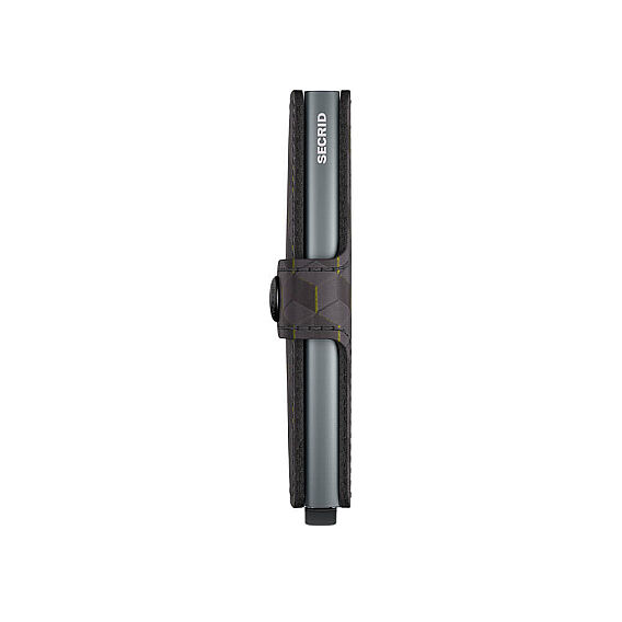 Secrid Miniwallet Optical Kartlık Cüzdan, Gri-Sarı - Secrid (1)