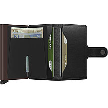 Secrid Miniwallet Original Kartlık Cüzdan, Siyah-Kahve - 4