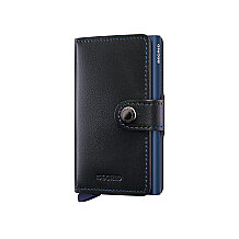 Secrid Miniwallet Original Kartlık Cüzdan, Siyah-Lacivert - 1