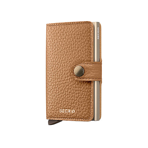 Secrid Miniwallet Pebble Kartlık Cüzdan, Açık Kahve - Secrid