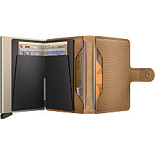 Secrid Miniwallet Pebble Kartlık Cüzdan, Açık Kahve - 4