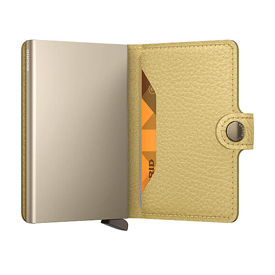 Secrid Miniwallet Pebble Kartlık Cüzdan, Açık Sarı - 3