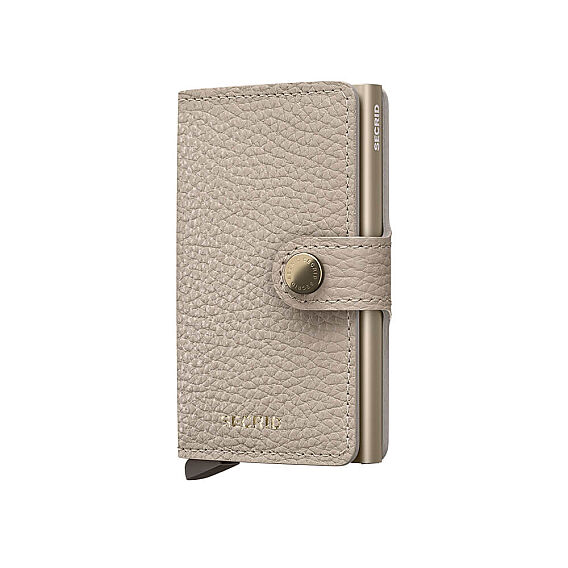 Secrid Miniwallet Pebble Kartlık Cüzdan, Bej - Secrid
