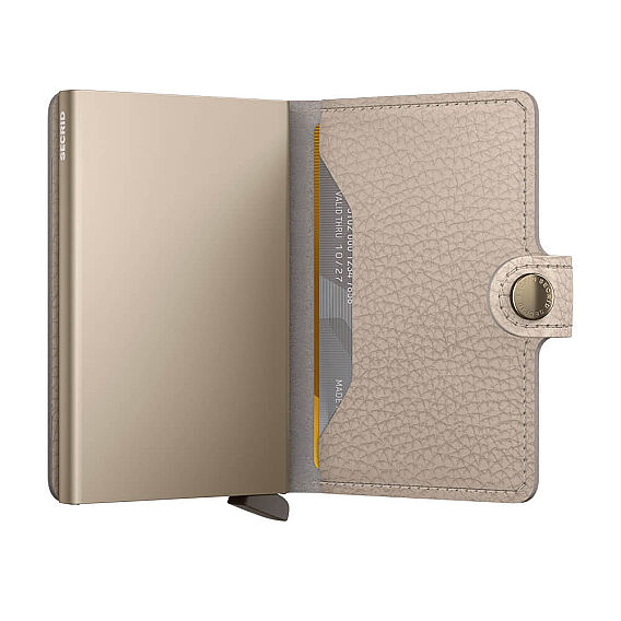 Secrid Miniwallet Pebble Kartlık Cüzdan, Bej - 3
