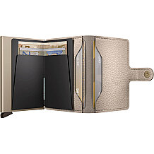 Secrid Miniwallet Pebble Kartlık Cüzdan, Bej - 4