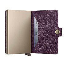 Secrid Miniwallet Pebble Kartlık Cüzdan, Mor - 3