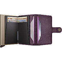 Secrid Miniwallet Pebble Kartlık Cüzdan, Mor - 4