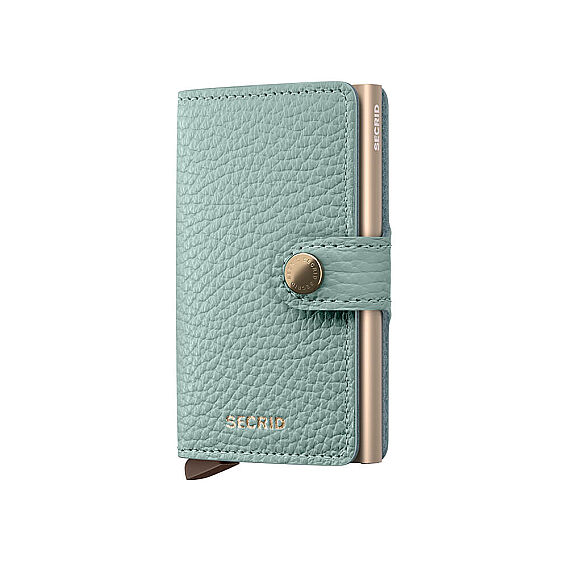 Secrid Miniwallet Pebble Kartlık Cüzdan, Su Yeşili - Secrid