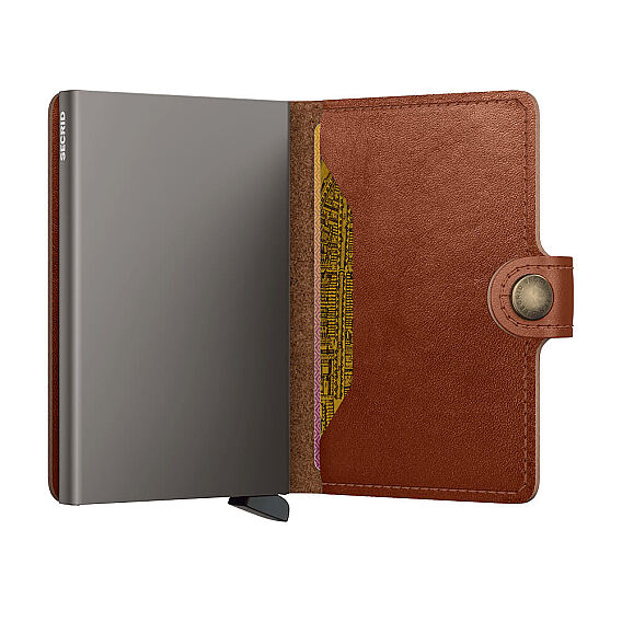 Secrid Miniwallet Texano Kartlık Cüzdan, Kahve - 3