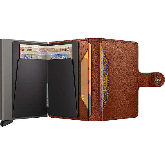 Secrid Miniwallet Texano Kartlık Cüzdan, Kahve - 4