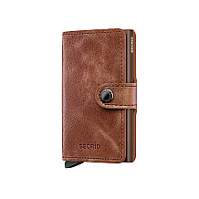 Secrid Miniwallet Vintage Kartlık Cüzdan, Kahve - 1