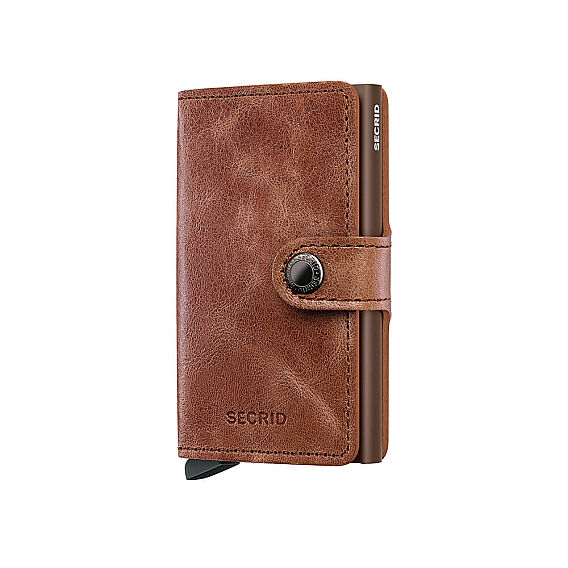 Secrid Miniwallet Vintage Kartlık Cüzdan, Kahve - Secrid