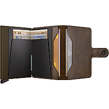 Secrid Miniwallet Vintage Kartlık Cüzdan, Koyu Kahve - 4