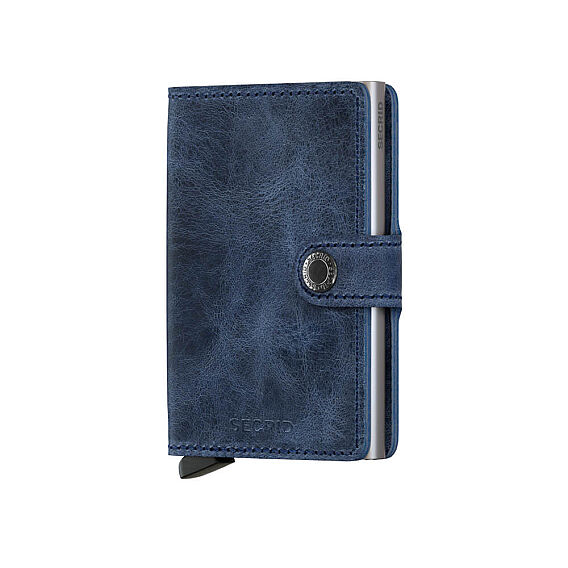 Secrid Miniwallet Vintage Kartlık Cüzdan, Mavi - Secrid