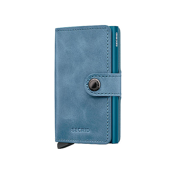Secrid Miniwallet Vintage Kartlık Cüzdan, Mavi - Secrid